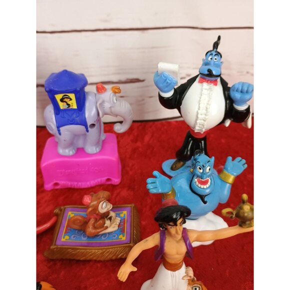 Disney Mattel Aladdin Figurine Set Of 9 Vintage Collectibles - Picture 3 of 8